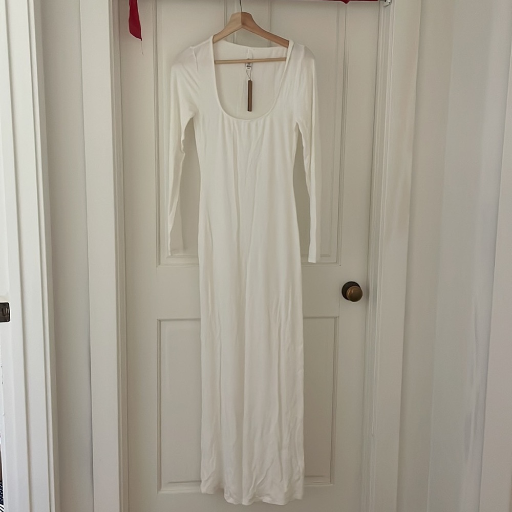 Skims soft lounge long sleeve dress